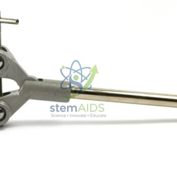 Retort Clamp, 3 Finger, Rubber Sleeve - General Lab Products | STEMAids