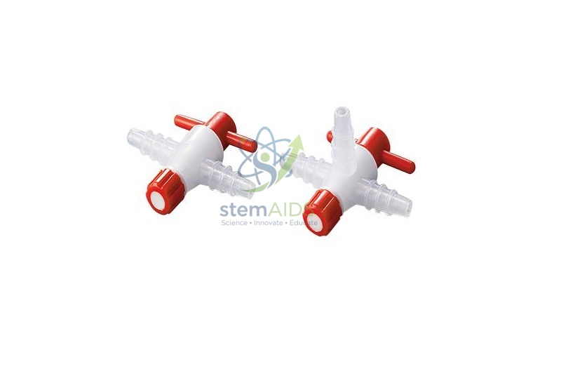 Stop Cocks, Plastic 1 Stop Cocks, Plastic - Chemistry Lab Equipments | STEMAids