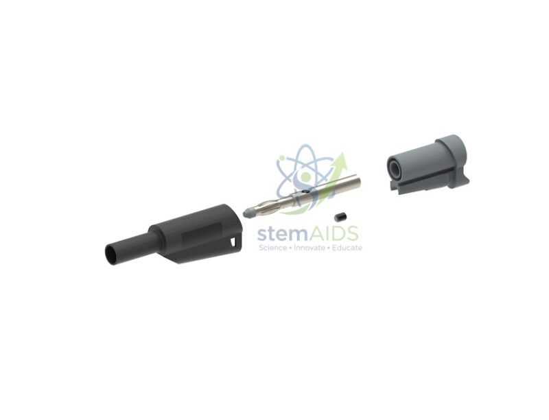 Diameter Safety Banana Plug 4Mm For Soldering 1 Diameter Safety Banana Plug 4Mm For Soldering - Physics Equipments | STEMAids