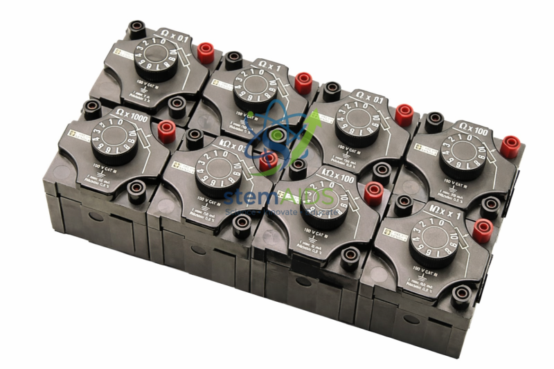 Modular resistance box 1 Modular resistance box - Physics Equipments | STEMAids