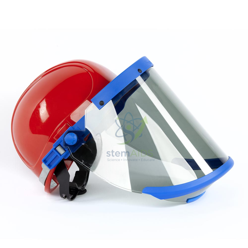 Helmet with Slot Fix Face Shield 1 Helmet with Slot Fix Face Shield - General Lab Products | STEMAids