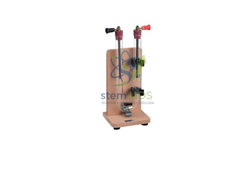 U Shaped Electrolyzer with Carbon Electrodes 1 U Shaped Electrolyzer with Carbon Electrodes - Physics Equipments | STEMAids
