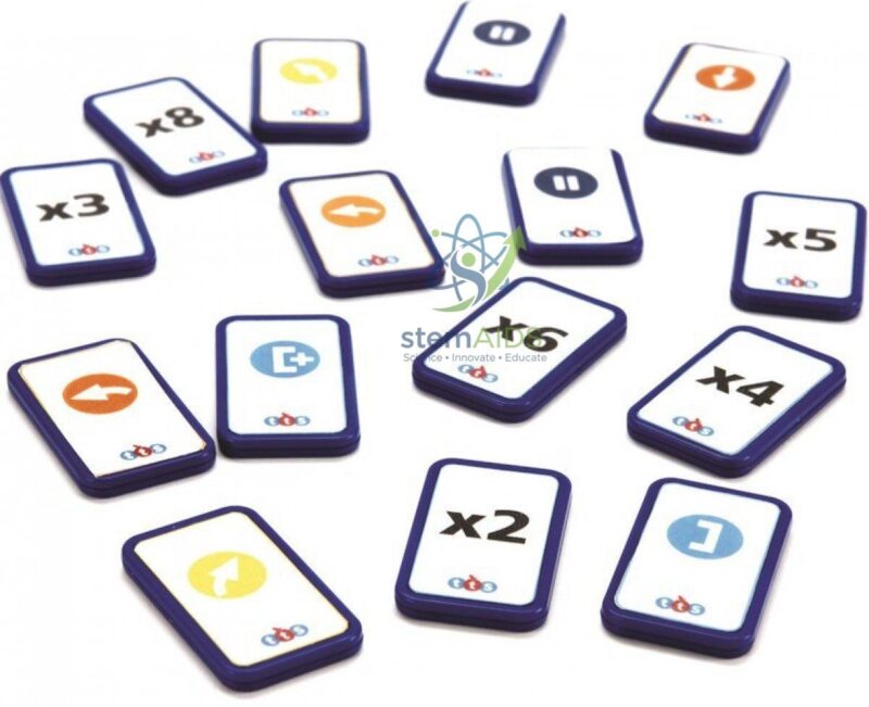 Pack of 25 Blue-bot Beebot sequential cards 1 Pack of 25 Blue-bot Beebot sequential cards - General Lab Products | STEMAids