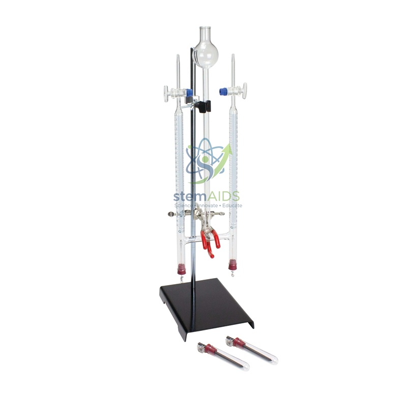 Hoffman Electrolysis Apparatus 1 Hoffman Electrolysis Apparatus - Chemistry Lab Equipments | STEMAids