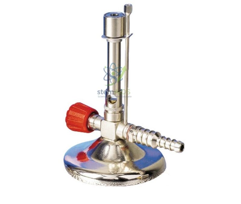 Bunsen Burner With Tap and Pilot Light For Butane or Propane Gas 1 Bunsen Burner With Tap and Pilot Light For Butane or Propane Gas - General Lab Products | STEMAids