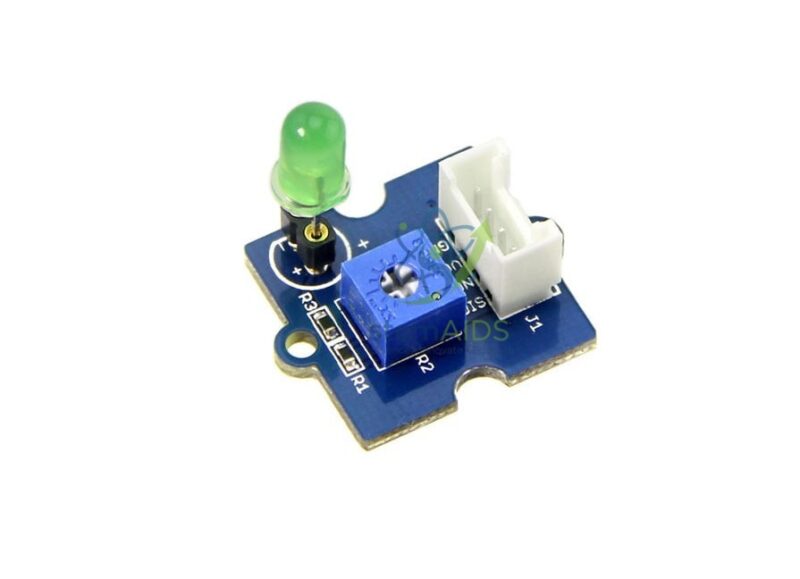 Green LED module 5 mm Grove 1 Green LED module 5 mm Grove - Stem Kits | STEMAids
