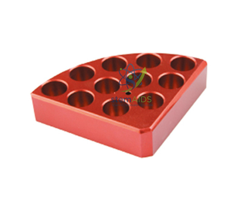 Tube rack in quarter circle shape 1 Tube rack in quarter circle shape - General Lab Products | STEMAids