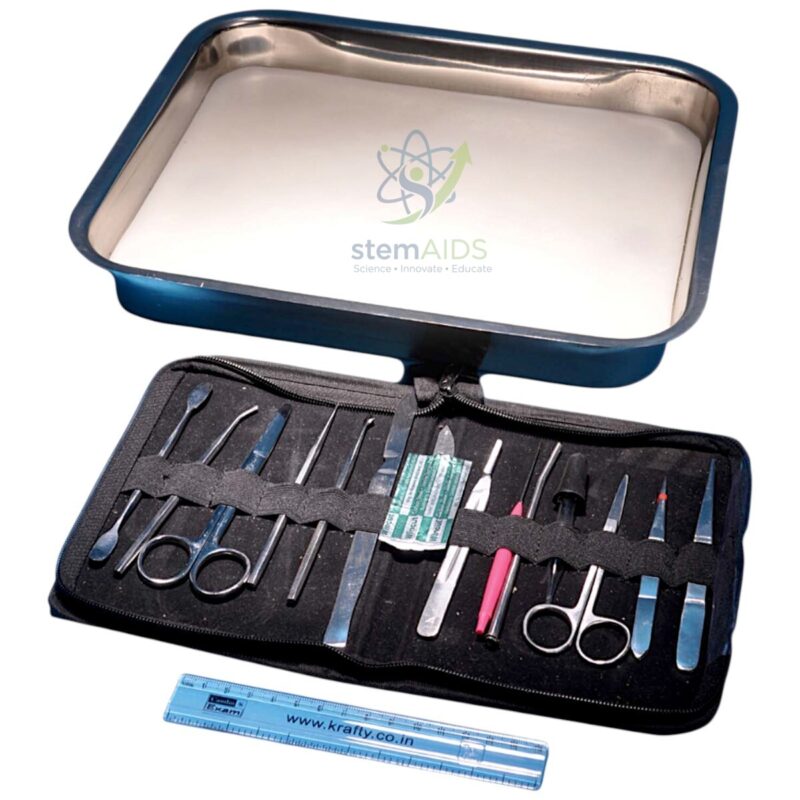 Dissecting Instruments, Deluxe Set of 14 with Dissecting Tray 1 Dissecting Instruments, Deluxe Set of 14 with Dissecting Tray - Biology Lab Products | STEMAids