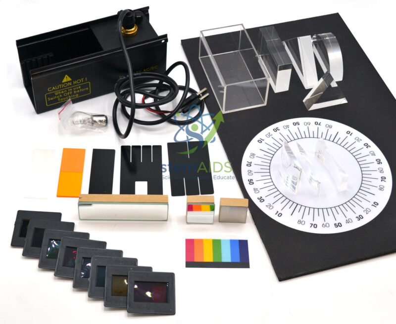 Waves, Sound, Light and Optics Kit 1 Waves, Sound, Light and Optics Kit - LEP Kits (Lab Experiment Practice Kits) | STEMAids