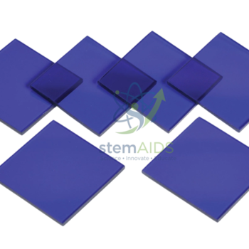 Cobalt Glass Plates - Chemistry Lab Equipments | STEMAids