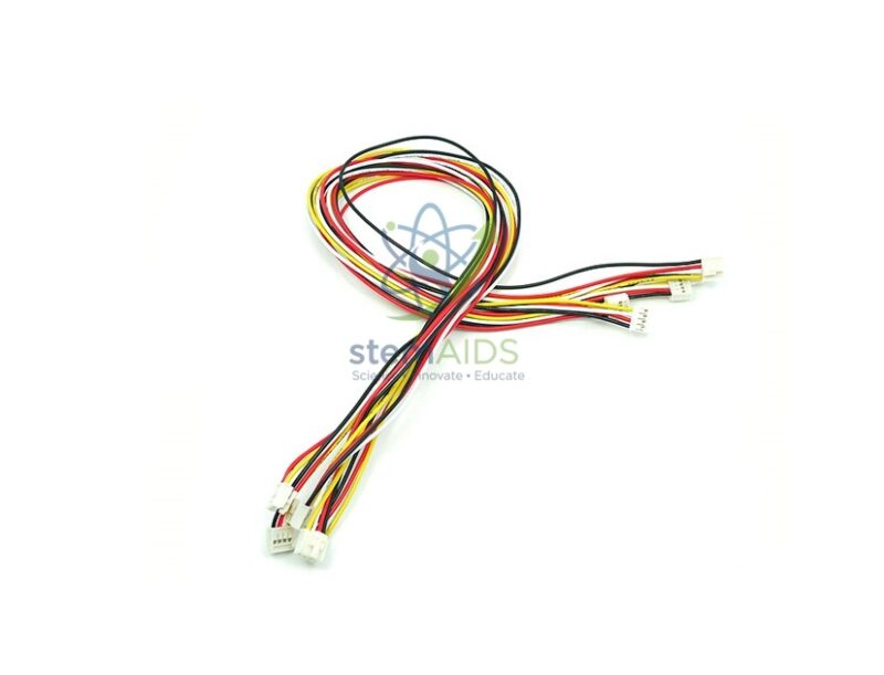 Set of 5 cables 30 cm with Grove Locking 1 Set of 5 cables 30 cm with Grove Locking - Stem Kits | STEMAids