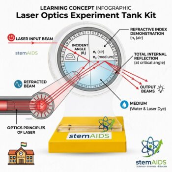 Laser Optics Experiment Tank Kit - Stem Kits | STEMAids