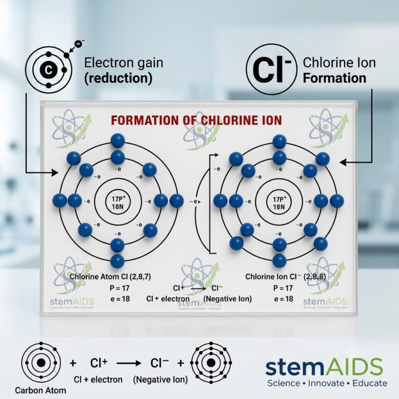 Formation of Chlorine Ion Model 1 Formation of Chlorine Ion Model - Stem Kits | STEMAids