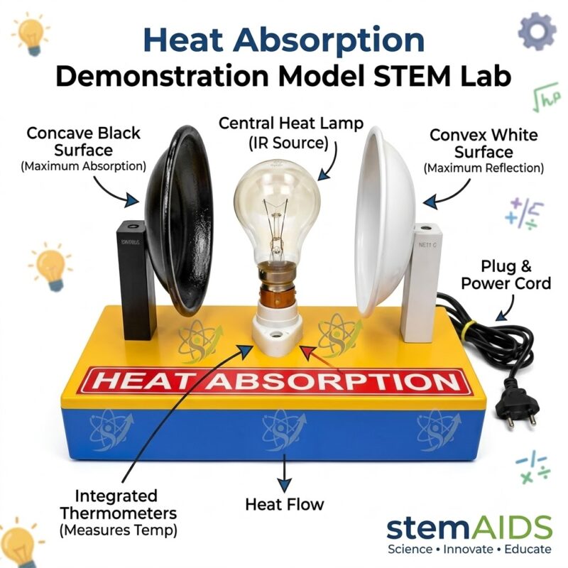 Heat Absorption Demonstration Model 1 Heat Absorption Demonstration Model - Stem Kits | STEMAids