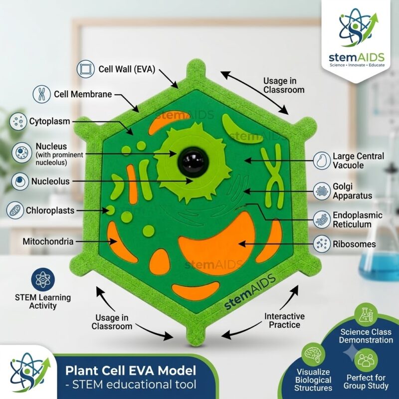Plant Cell Structure EVA Model 1 Plant Cell Structure EVA Model - Stem Kits | STEMAids