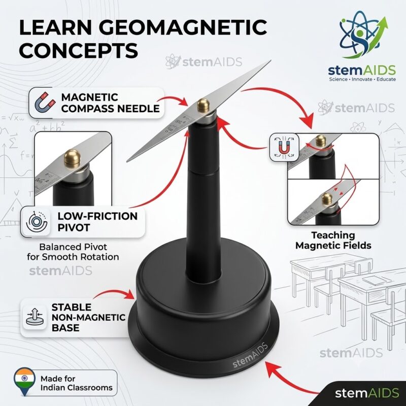 Compass Needle on Stand 1 Compass Needle on Stand - Stem Kits | STEMAids