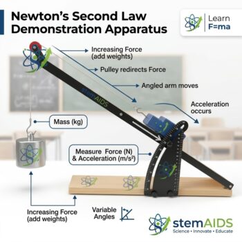 Newton's Second Law Demonstration Apparatus - Stem Kits | STEMAids
