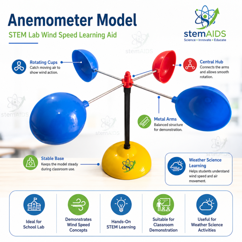 Anemometer Model 1 Anemometer Model - Astronomy Lab Kits | STEMAids