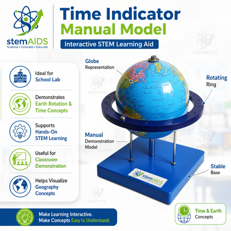 Time Indicator Manual Model 1 Time Indicator Manual Model - Astronomy Lab Kits | STEMAids