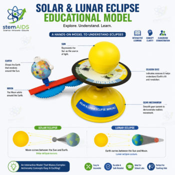 Solar and Lunar Eclipse Educational Model - Astronomy Lab Kits | STEMAids