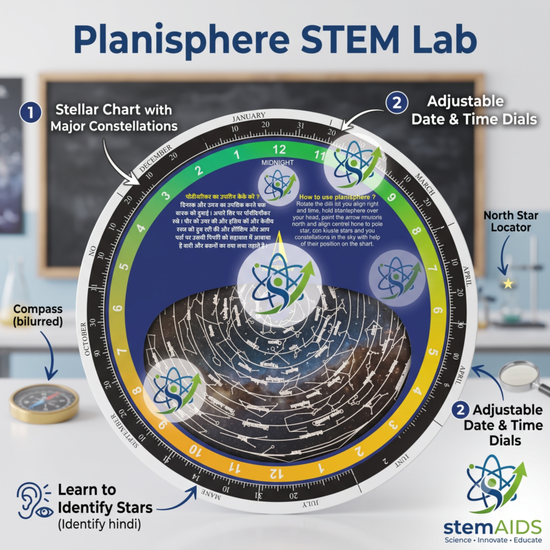 Planisphere 1 Planisphere - Astronomy Lab Kits | STEMAids