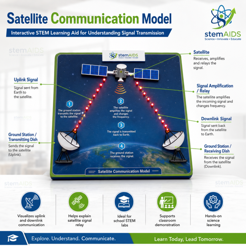 Satellite Communication Model 1 Satellite Communication Model - Astronomy Lab Kits | STEMAids