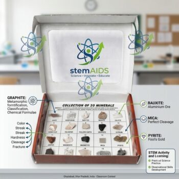 Twenty Mineral Specimen Collection - Astronomy Lab Kits | STEMAids