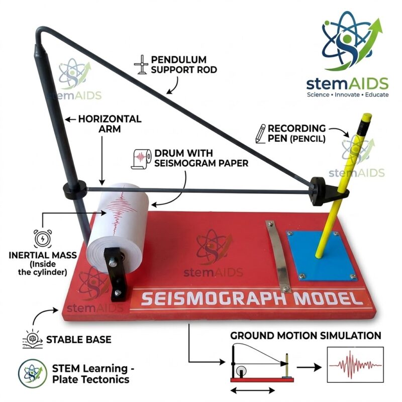 Geological Seismograph Apparatus 1 Geological Seismograph Apparatus - Astronomy Lab Kits | STEMAids