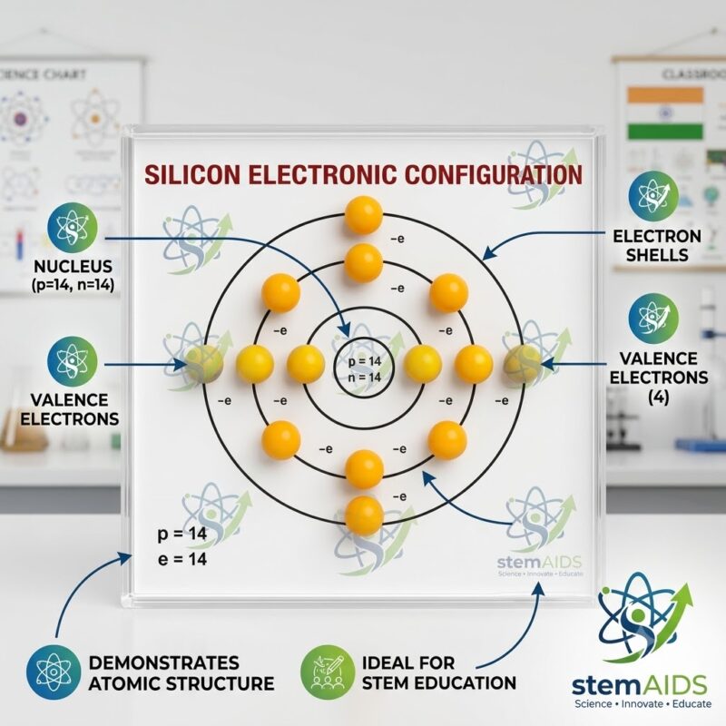 Silicon Electronic Configuration Model 1 Silicon Electronic Configuration Model - Stem Kits | STEMAids