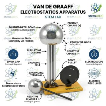 Van De Graaff Electrostatics Apparatus - Stem Kits | STEMAids