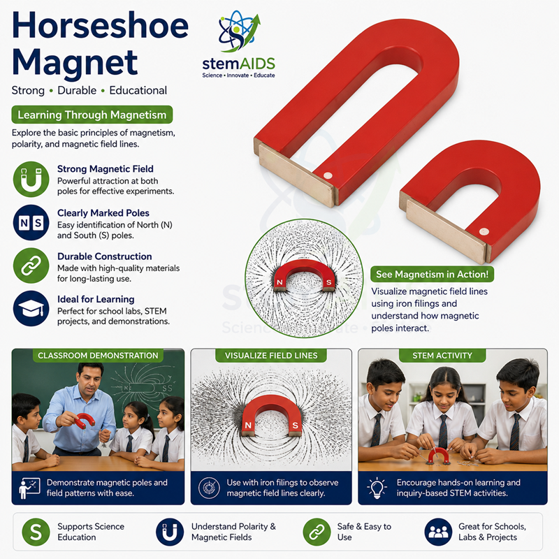 Horseshoe Magnet 1 Horseshoe Magnet - General Items | STEMAids