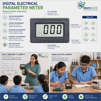 Digital Electrical Parameter Meter - Measuring Instruments | STEMAids