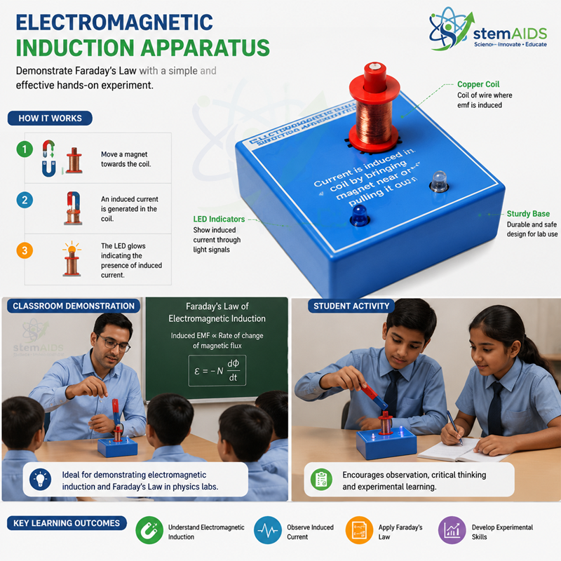Electromagnetic Induction Apparatus 1 Electromagnetic Induction Apparatus - Stem Kits | STEMAids