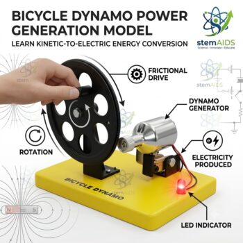 Bicycle Dynamo Power Generation Model - Stem Kits | STEMAids