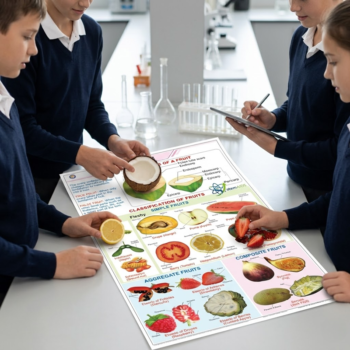 Fruit Categories Learning Chart - Educational Charts | STEMAids