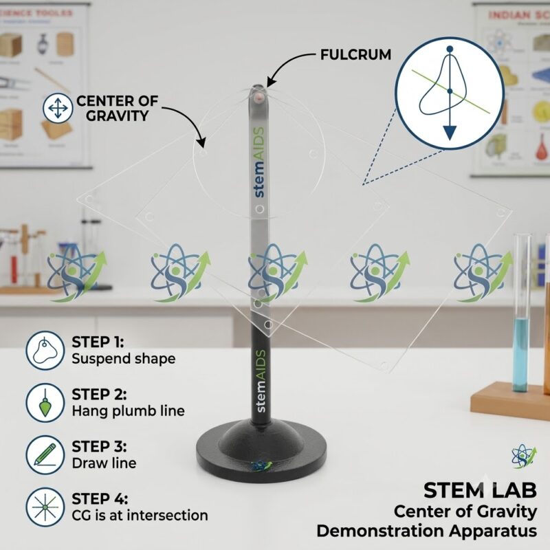 Center of Gravity Demonstration Apparatus 1 Center of Gravity Demonstration Apparatus - Stem Kits | STEMAids