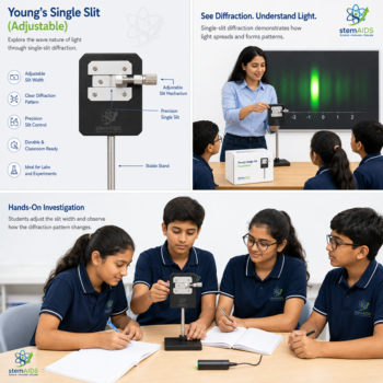 Young’s Single Slit (Adjustable) - Light & Optics | STEMAids