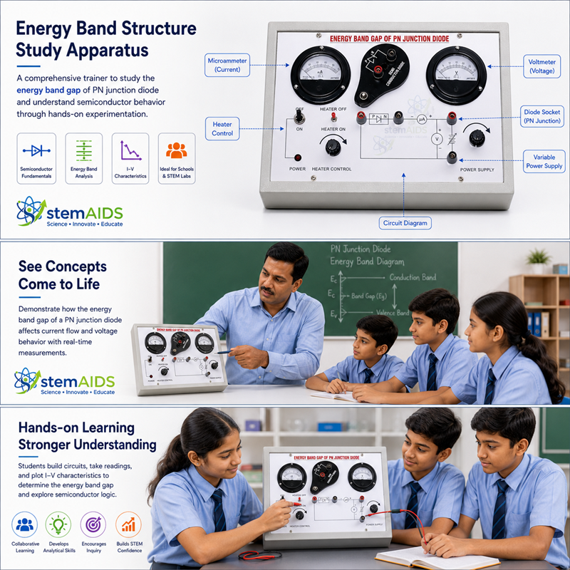 Energy Band Structure Study Apparatus 1 Energy Band Structure Study Apparatus - Electrical and Electronics | STEMAids