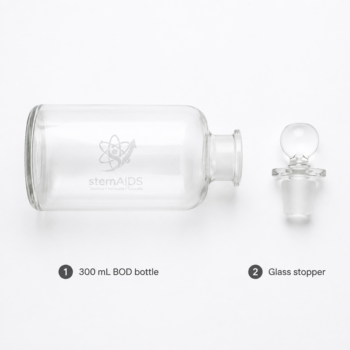 BOD Bottle 300ml - Lab Glassware | STEMAids