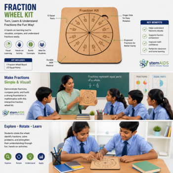 Fraction Wheel Kit - Maths Kit | STEMAids