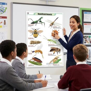 Beneficial Insects Study Chart - Educational Charts | STEMAids