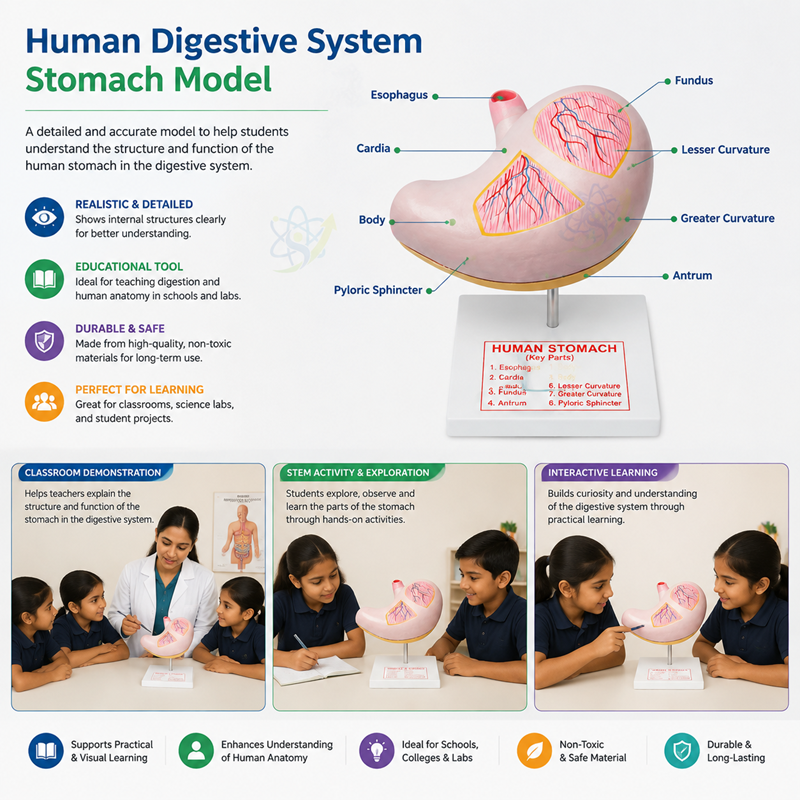 Human Digestive System Stomach Model 1 Human Digestive System Stomach Model - Anatomy Models | STEMAids