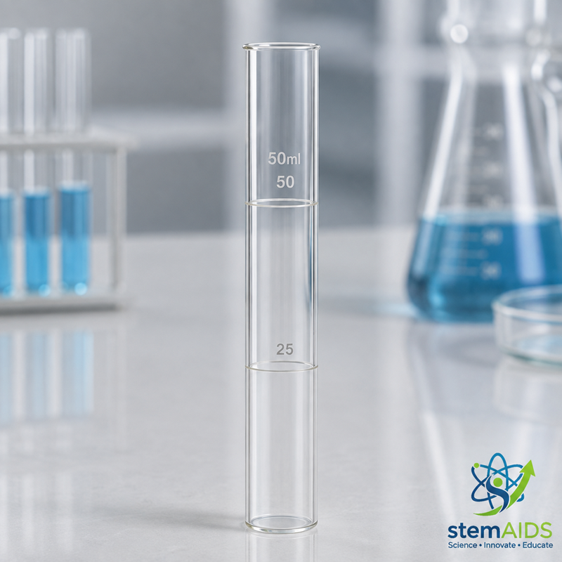 Glass Nessler Tube Cylinder 1 Glass Nessler Tube Cylinder - Lab Glassware | STEMAids
