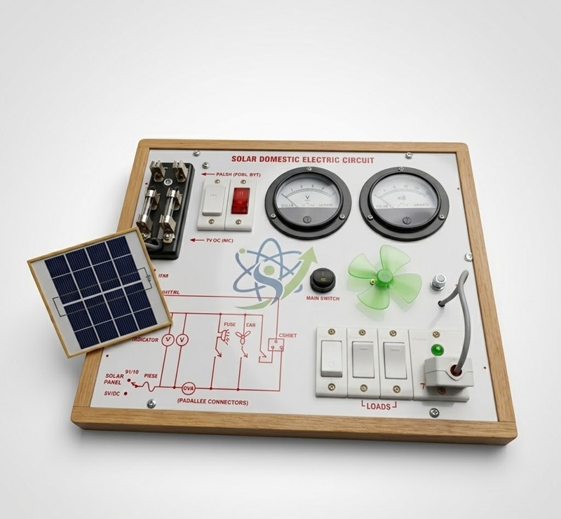 Solar Home Circuit Apparatus 1 Solar Home Circuit Apparatus - Solar Energy Kits | STEMAids