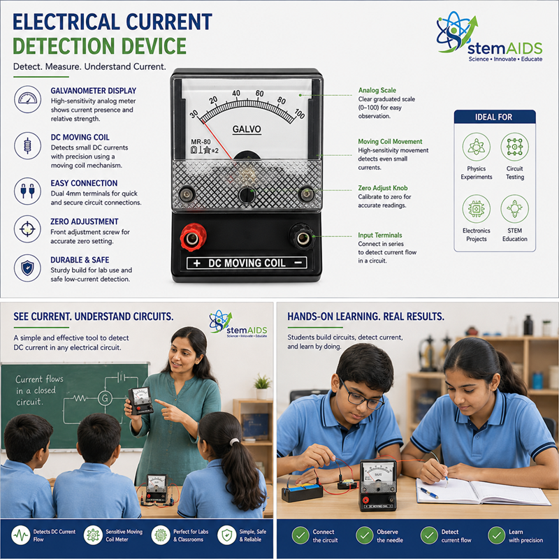 Electrical Current Detection Device 1 Electrical Current Detection Device - Measuring Instruments | STEMAids