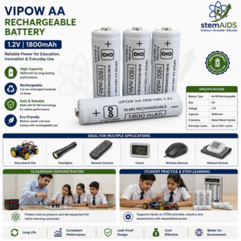 VIPOW AA Rechargeable Battery 1.2V 1800mAh - General Items | STEMAids