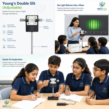 Young Double Slit (Adjustable) - Light & Optics | STEMAids