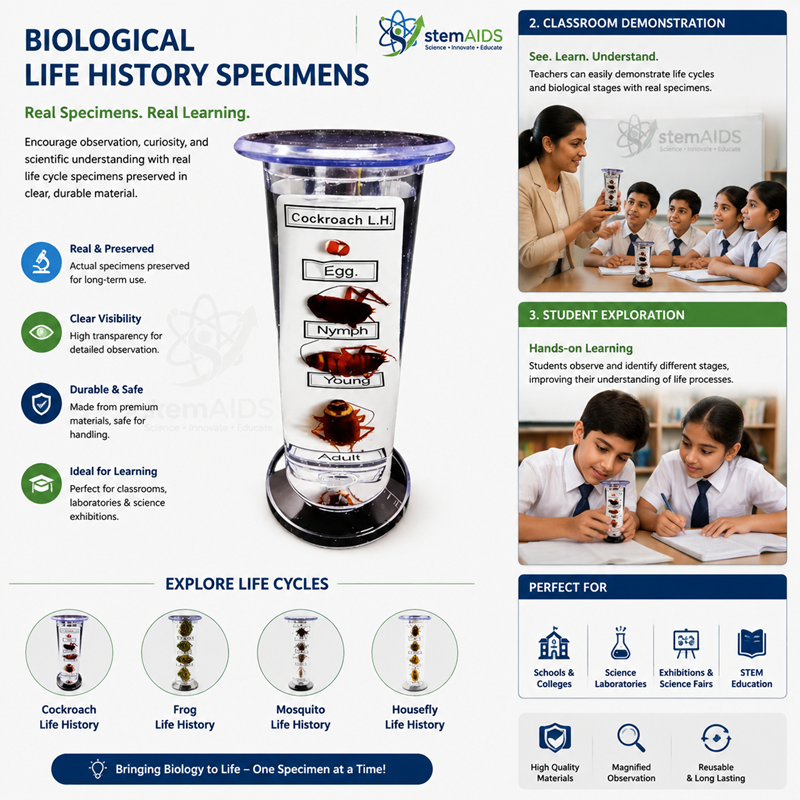 Biological Life History Specimens 1 Biological Life History Specimens - Biology Models | STEMAids