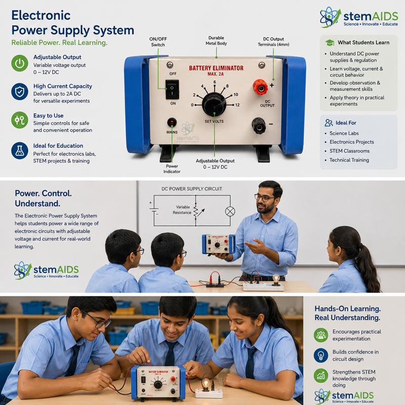 Electronic Power Supply System 1 Electronic Power Supply System - Electrical and Electronics | STEMAids