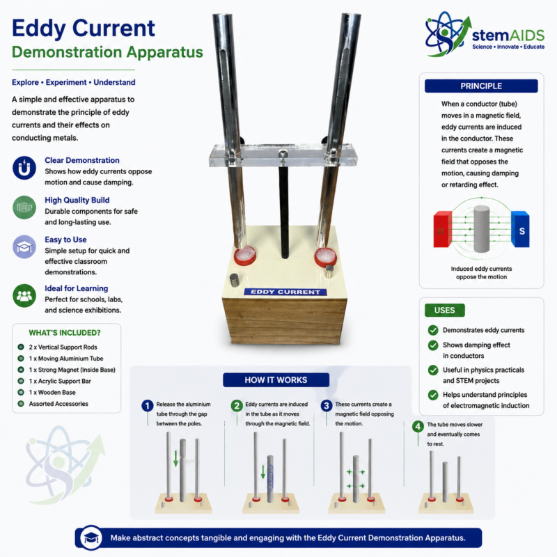 Eddy Current Demonstration Apparatus 1 Eddy Current Demonstration Apparatus - Stem Kits | STEMAids